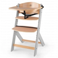 Chaise haute ENOCK - Kinderkraft - bois/gris