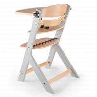 Chaise haute ENOCK - Kinderkraft - bois/gris