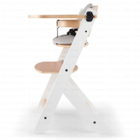 Chaise haute avec coussin ENOCK - Kinderkraft - bois/blanc