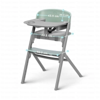 Chaise haute LIVY avec plateau - Kinderkraft - vert