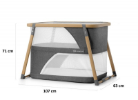 Lit de Voyage avec Fonction Parc Kinderkraft Sofi - Grey