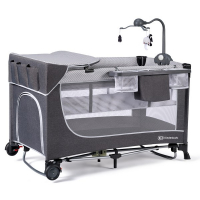 Lit Parapluie Kinderkraft Leody + Accessoires - Grey