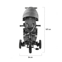 Tricycle Kinderkraft Easytwist - Platinum Grey