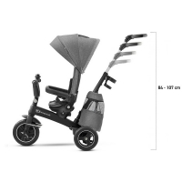 Tricycle Kinderkraft Easytwist - Platinum Grey