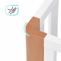 Lit Bébé KOYA - Kinderkraft - bois/blanc