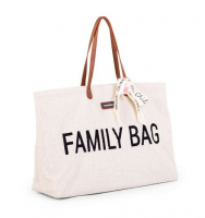Sac à Langer Childhome Family Bag - Teddy Ecru