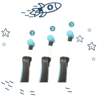 Scootizz,draisienne évolutive 5 en 1 avec barre de poussée adulte - Or