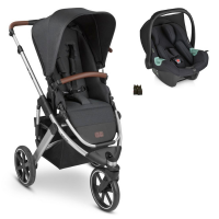 Poussette ABC Design Salsa 3 - Storm + Coque Auto Tulip - Black