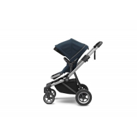 Poussette Thule Sleek - Châssis Silver/ Navy Blue