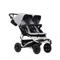 Poussette Double Mountain Buggy Duet V3.2 - Silver + 2 Cocoon V2