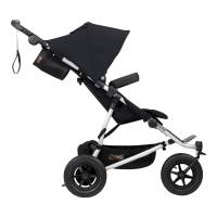 Poussette Double Mountain Buggy Duet V3.2 - Black + 2 Nacelles Plus