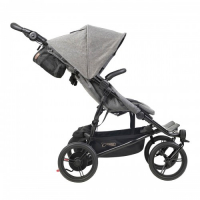 Poussette Double Mountain Buggy Duet V3.2 Luxury Edition - Heringbone + 2 Nacelles Plus