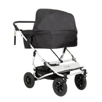 Poussette Double Mountain Buggy Duet V3.2 Luxury Edition - Herringbone + Nacelle Jumeaux