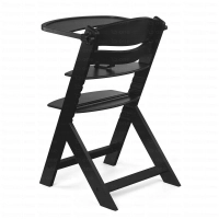 Chaise haute avec coussin ENOCK - Kinderkraft - noir