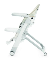 Chaise-Haute 2-en-1 Peg Perego Siesta Follow Me - Lucent