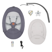 Balancelle Lionelo Rina - Grey Concrete