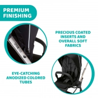 Poussette Chicco One4Ever - Pirate Black