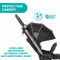 Poussette Chicco One4Ever - Pirate Black