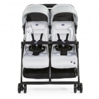 Poussette Double Chicco Ohlala Twin - Silver cat