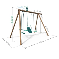 Balançoire Soulet - rond Suzon (Nouvelle Version)