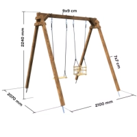 Balançoire Soulet - carre Ambre