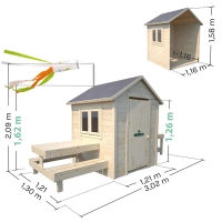 Maisonnette Soulet -  Blanche