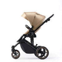 Poussette Kinderkraft Prime 2 + Nacelle - Sandrose Beige