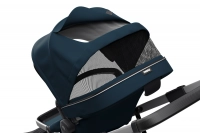 Poussette Thule Sleek - Châssis Silver + Nacelle - Navy Blue