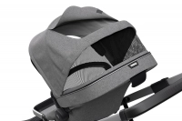 Poussette Thule Sleek - Châssis Silver + Nacelle - Grey Melange