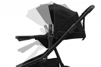 Poussette Thule Sleek - Châssis Black + Nacelle - Midnight Black