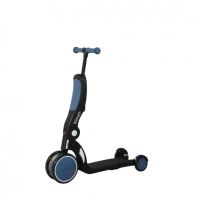 Scootizz,draisienne évolutive 5 en 1 avec barre de poussée adulte - Bleu