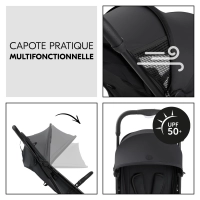 Poussette Hauck Travel N Care Plus - Black