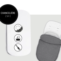 Poussette Double Hauck Atlantic Twin - Melange Grey