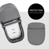 Poussette Double Hauck Atlantic Twin - Melange Grey