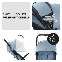 Poussette Hauck Travel N Care Plus - Dusty Blue