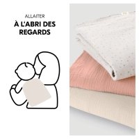 Lot 3 Langes Hauck Cuddle N Clean - Beige Dots/Cork/Beige