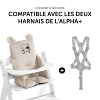 Réducteur Chaise Haute Hauck Alpha Cosy Select - Winnie the Pooh Beige