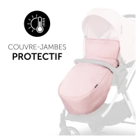 Poussette Hauck Vision X + Nacelle - Melange Rose