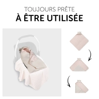 Couverture Hauck Snuggle N Dream - Beige Bloom