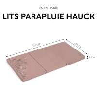 Matelas Lit Parapluie Hauck Sleeper - Bambi Rose
