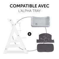 Coussin Chaise Haute Hauck Select - Mickey Mouse Anthracite