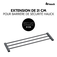 Extension 21cm Barrière de Sécurité Hauck - Dark Grey