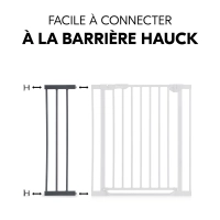 Extension 21cm Barrière de Sécurité Hauck - Dark Grey