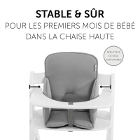 Coussin réducteur pour chaises hautes en bois  Alpha Cosy Comfort Stretch-grey - Stretch Grey