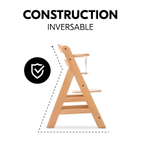 Chaise Haute Hauck Alpha+ - Natural