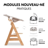 Chaise Haute Hauck Alpha+ - Natural