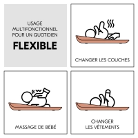 Matelas à Langer Hauck Change N Clean - Cork