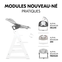 Chaise Haute Hauck Alpha+ - White