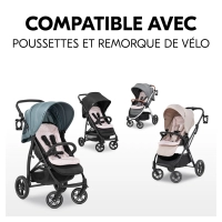 Coussin d’assise Pushchair Seat Liner  Flowers Rose - Rose
