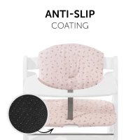 Coussin Chaise Haute Hauck Select - Jersey Flowers Rose